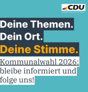 CDU goes Social – Infos aus der Samtgemeinde Niedernwöhren